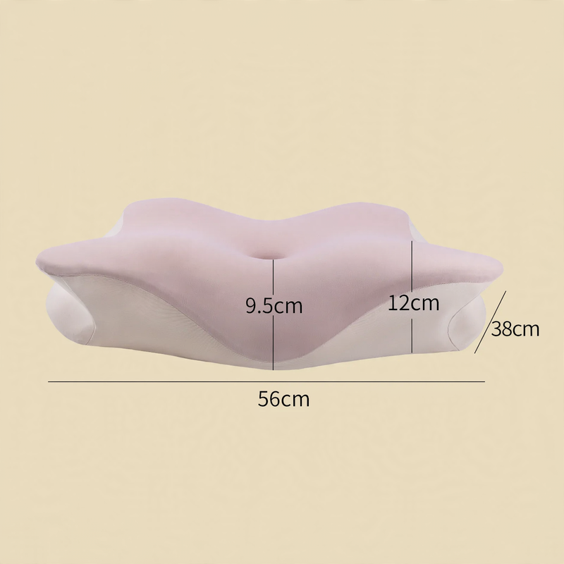 Nackenstützkissen, Schmetterlingsform, Memory-Schaum