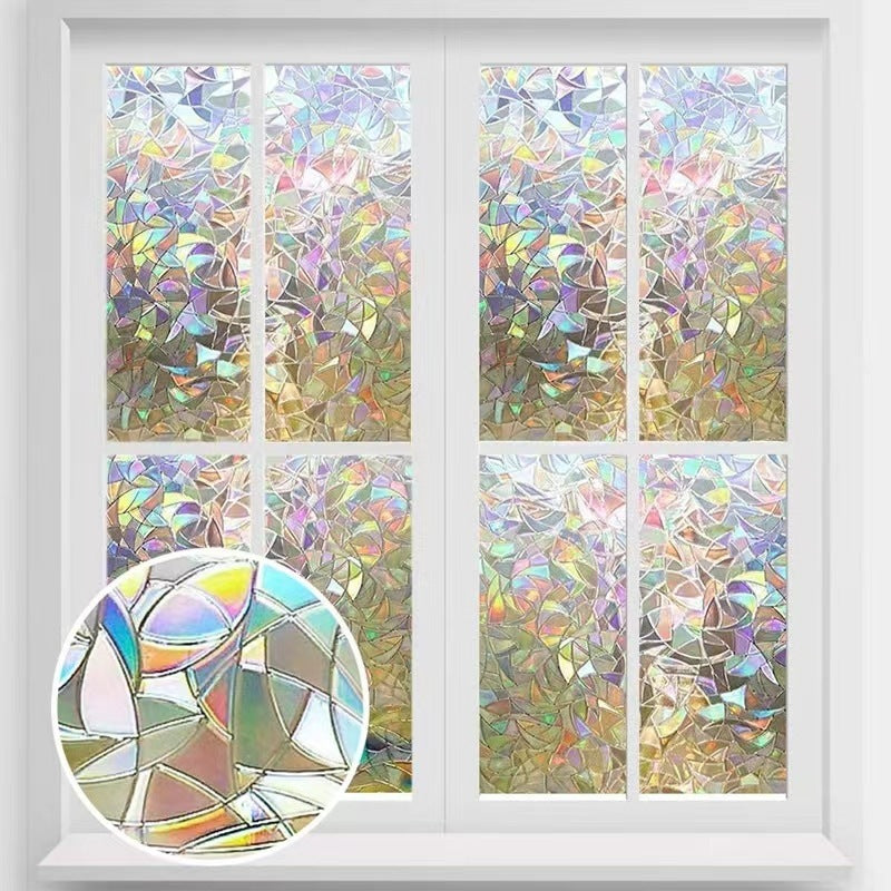Dekorative Fensterfolie mit geometrischem Muster