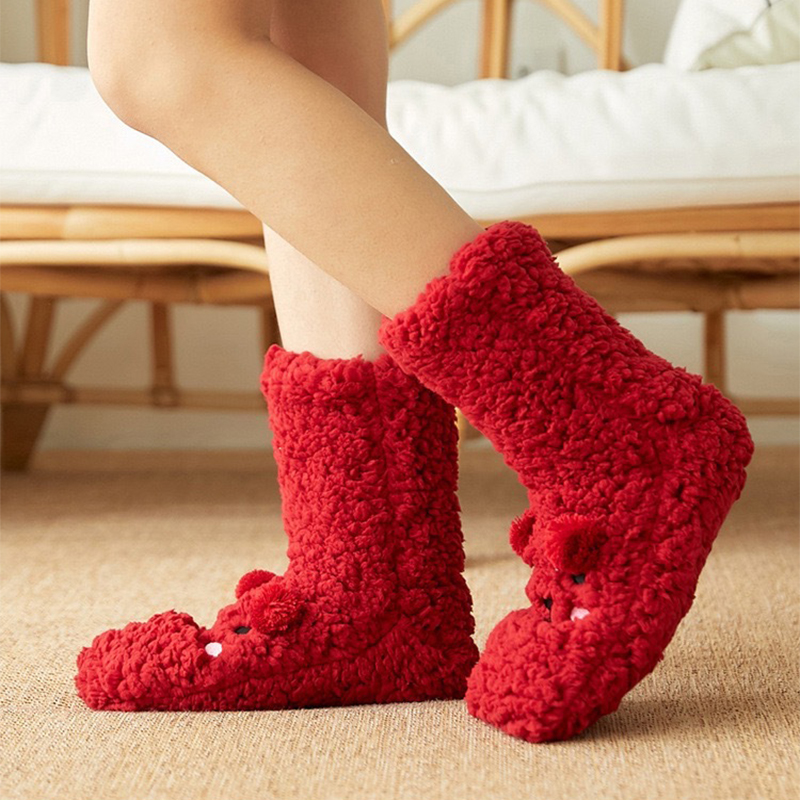 Warme, flauschige Bärensocken | Brehn