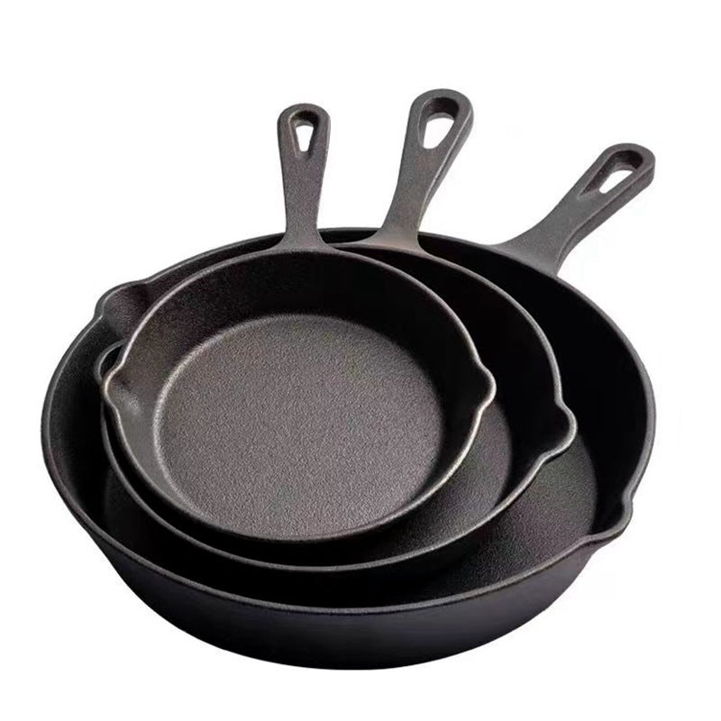 Gusseisen-Bratpfannen-Set, 5-teilig