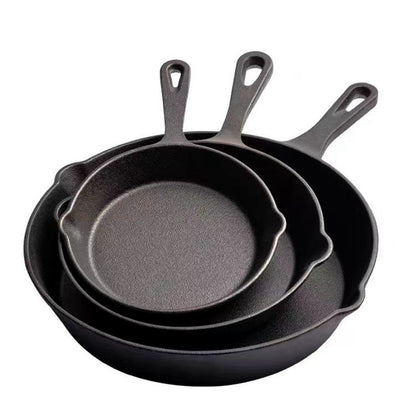 Gusseisen-Bratpfannen-Set, 5-teilig