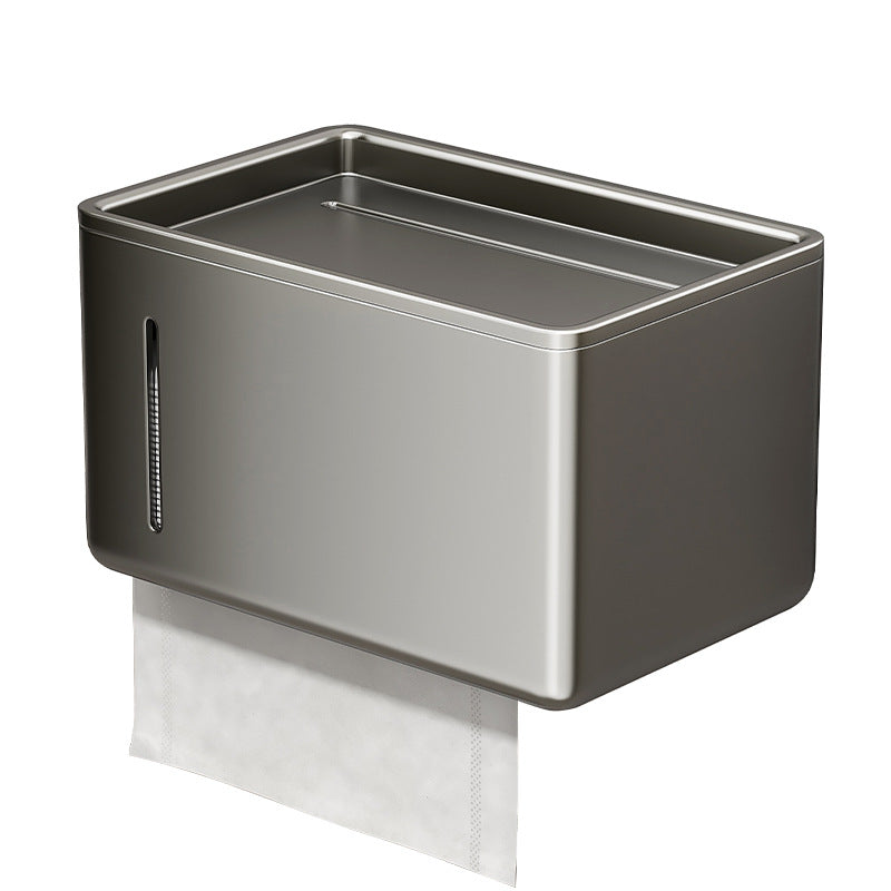 Toilettenpapierhalter, Wandmontage, Aluminium