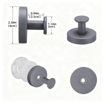 Edelstahl-Haken mit Saugnapf oder Klebefläche