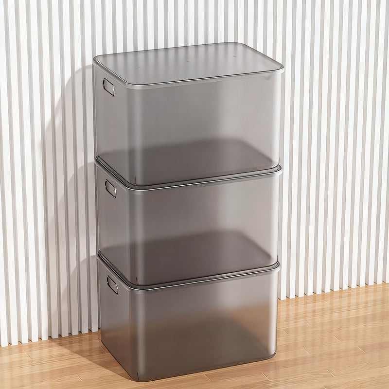 Transparente Aufbewahrungsbox aus Kunststoff