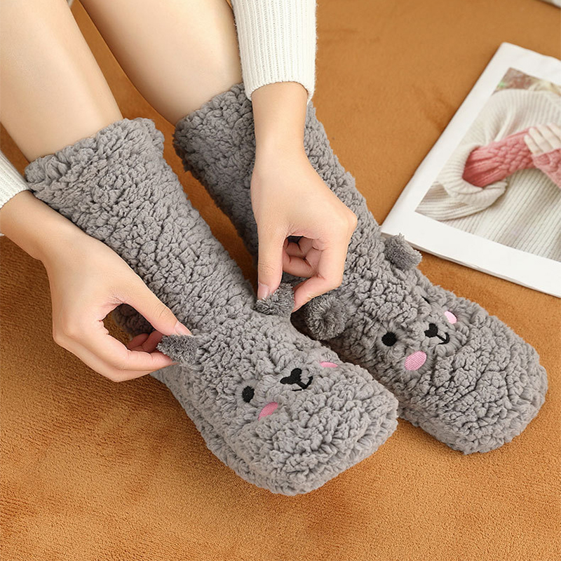 Warme, flauschige Bärensocken | Brehn