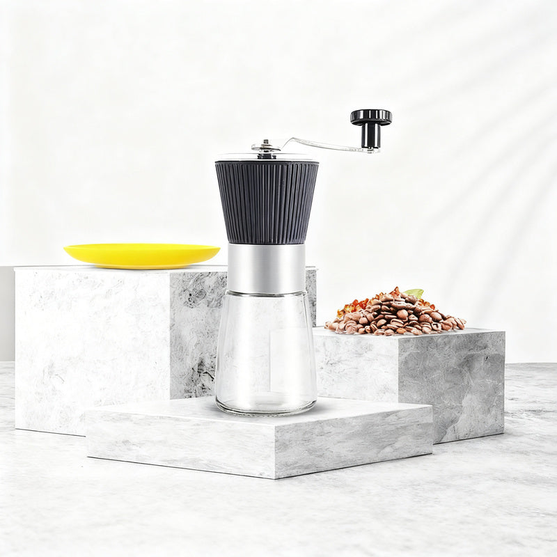 Handkaffeemühle aus Edelstahl