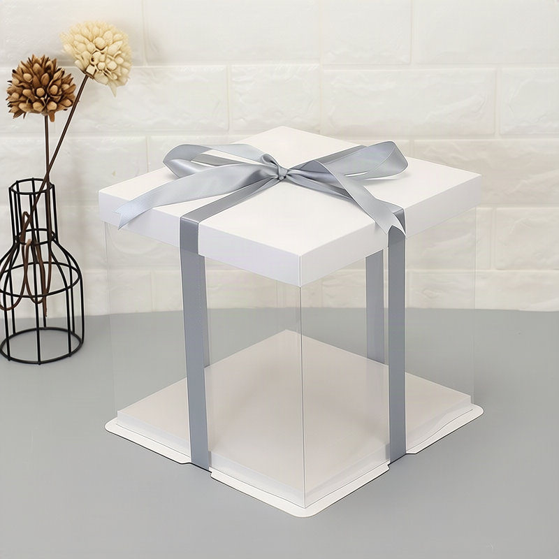 Transparente Kuchenboxen, verschiedene Größen