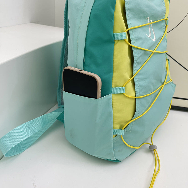Nylon-Rucksack, 20–35 L, mit Buchstabenmuster