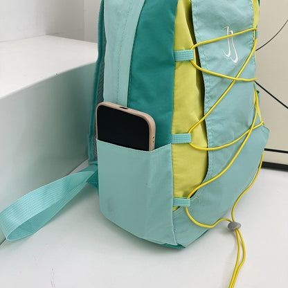Nylon-Rucksack, 20–35 L, mit Buchstabenmuster
