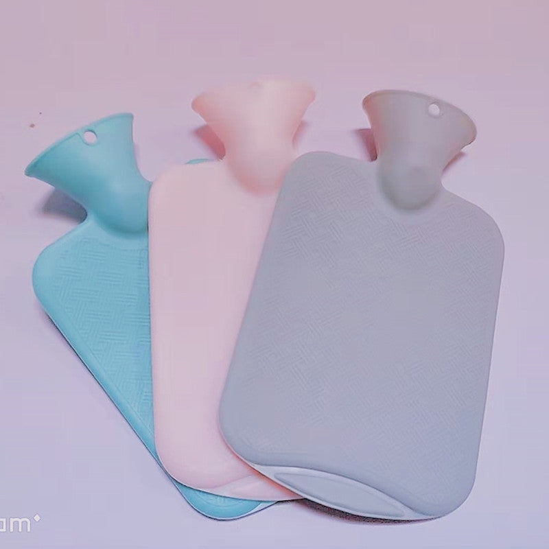 Gummiwärmflasche mit Stoffbezug, verschiedene Größen