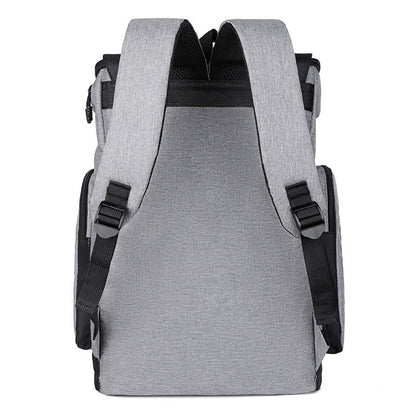 Herren-Rucksack aus Canvas, bis 16-Zoll-Laptop, atmungsaktiv