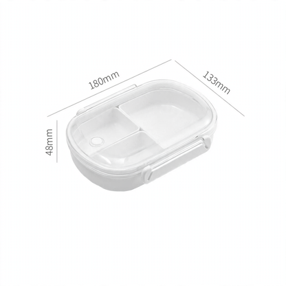 Bento-Box, Lebensmittelqualität, mit Fächern, mikrowellengeeignet