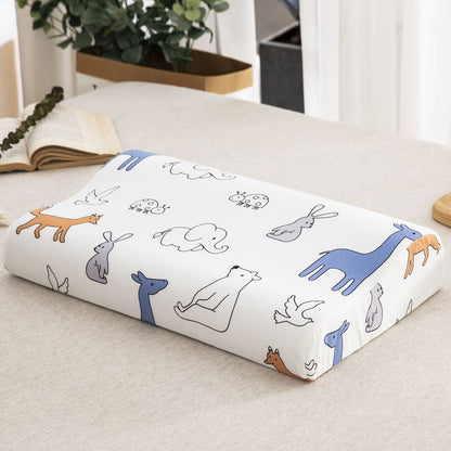 Kinderkissen mit Wellen-Design aus Memory-Foam