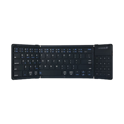 Bluetooth-Tastatur dreiteilig faltbar, 181 × 107 mm