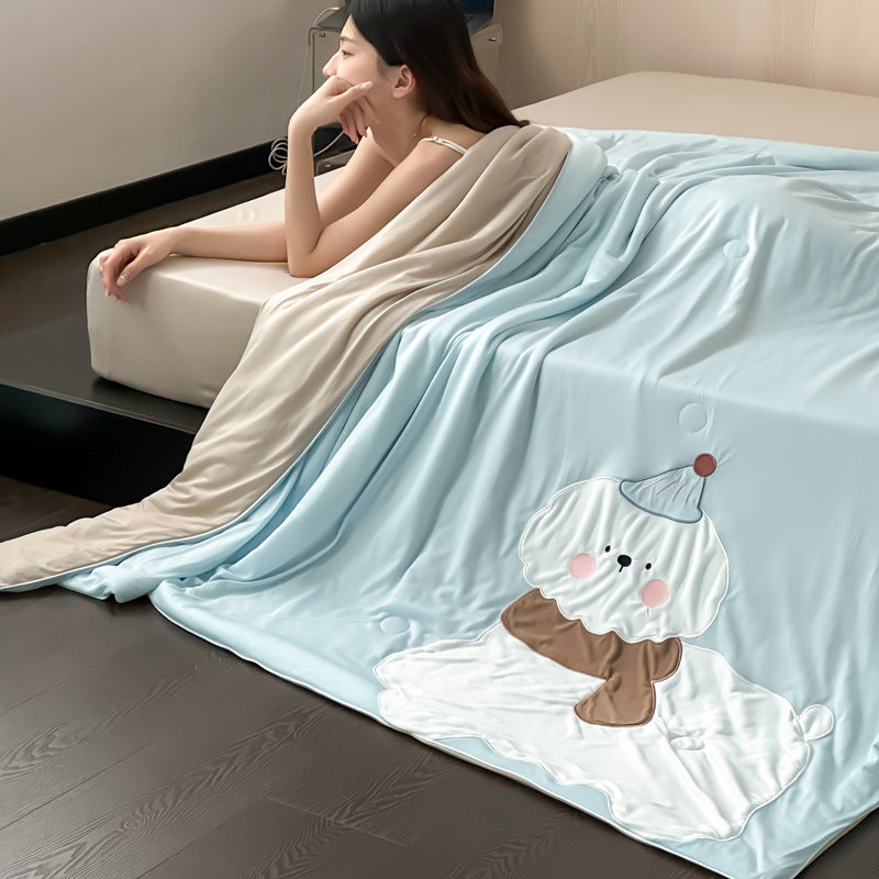 Sommerdecke mit Kühleffekt, Cartoon-Design, waschbar