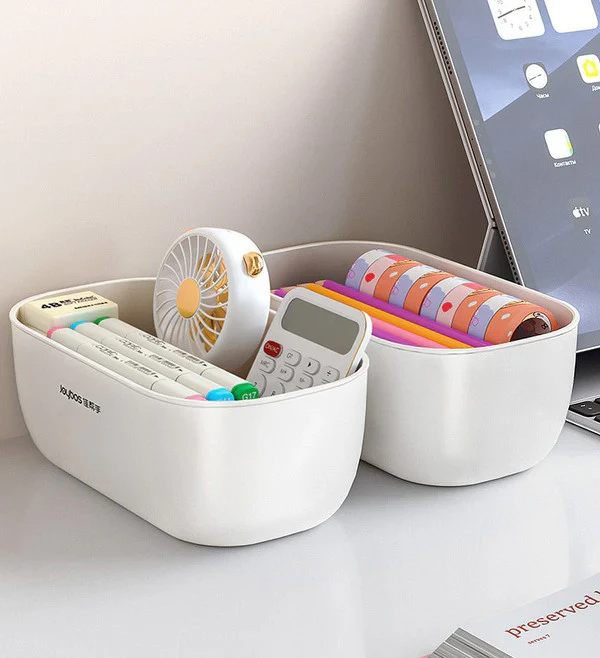 Praktische Snackschüssel | 2-stufiges Design für sauberes Snacken | Brehn