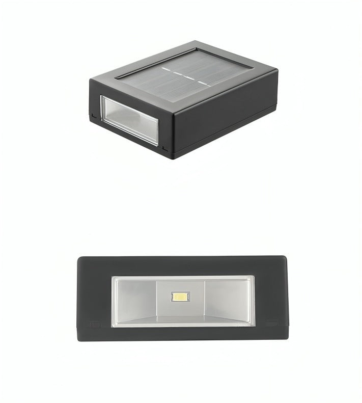 Brehn | Solar Außenlampe LED IP65 wasserdicht Schwarz