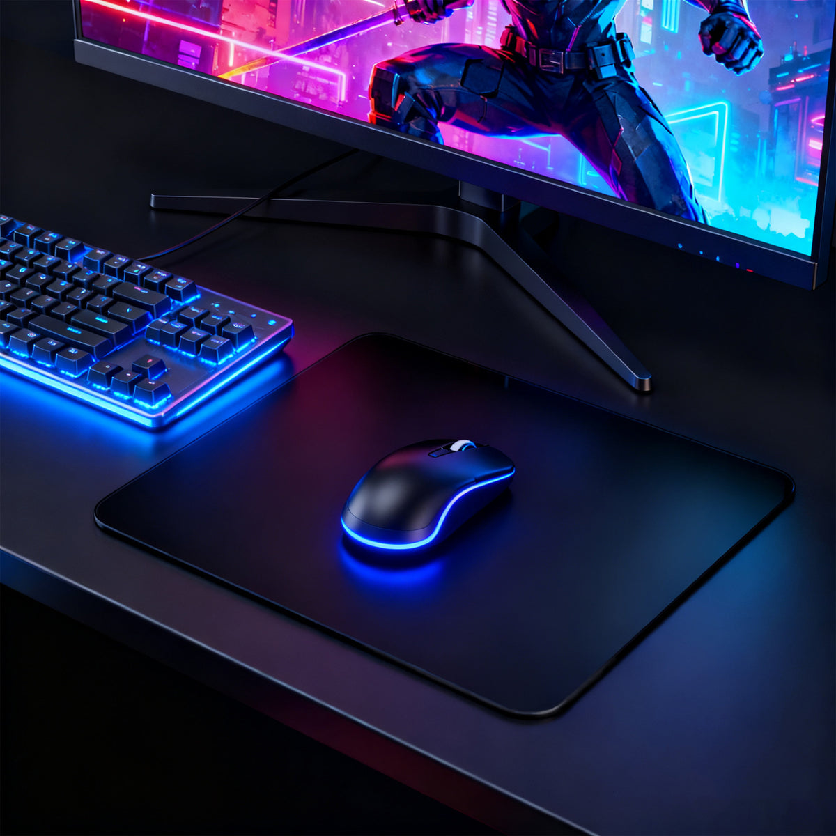 Gehärtetes Glaskissen für Gaming-Maus