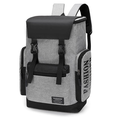 Herren-Rucksack aus Canvas, bis 16-Zoll-Laptop, atmungsaktiv