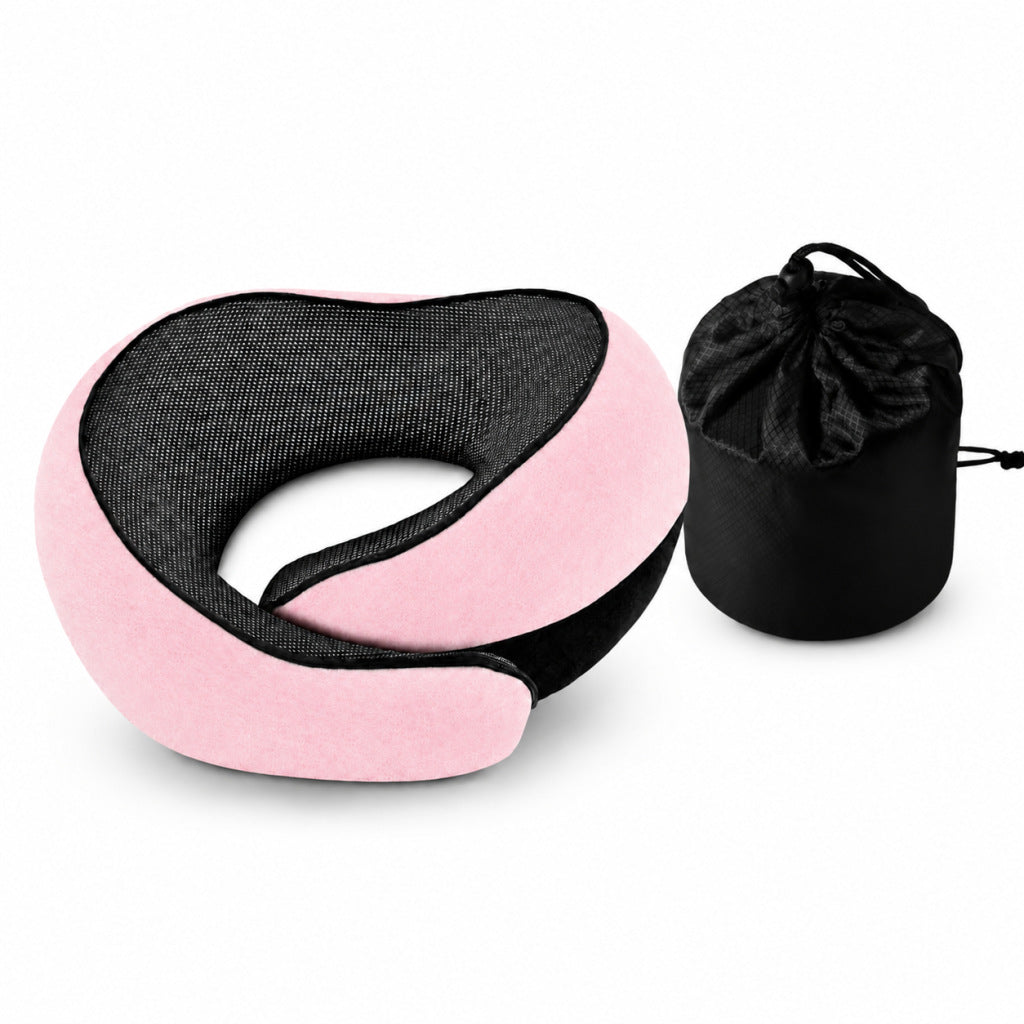 Nackenkissen aus Memory-Foam für Reisen