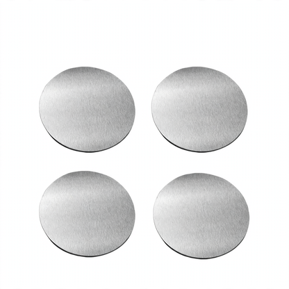 Edelstahl-Untersetzer-Set, 5-teilig, rund
