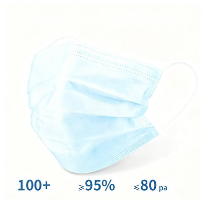 Einweg-Gesichtsmaske, 3-lagig, 50er-Pack