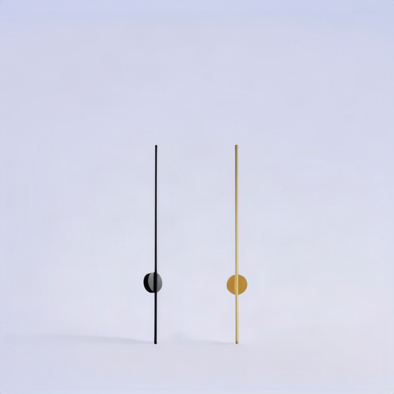 LED-Wandleuchte modern, Aluminium, Silikon