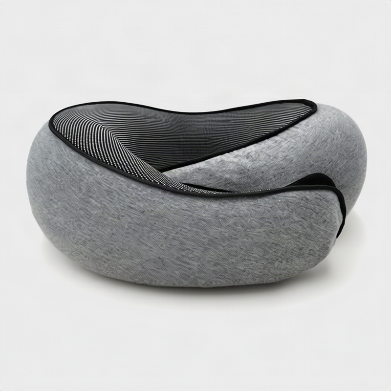 Nackenkissen aus Memory-Foam für Reisen