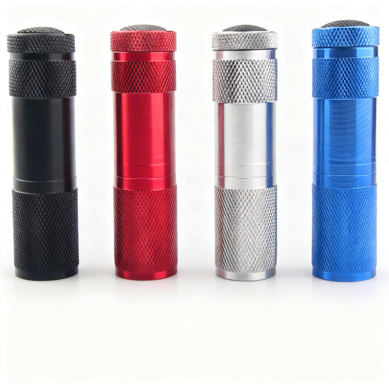 UV-Taschenlampe mit Aluminium-Gehäuse