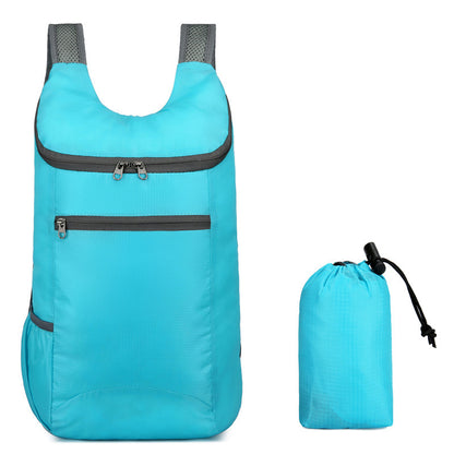 Faltbarer Rucksack ultraleicht – 20 L, Nylon, für Wandern, Reisen & Sport