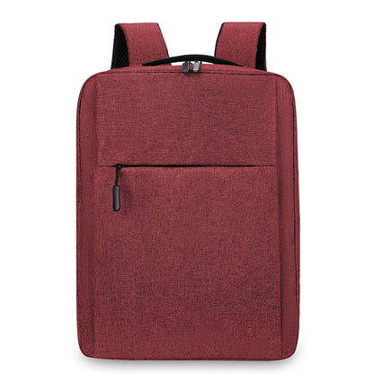 Erweiterbare Canvas-Rucksack mit USB, bis 20 L, 16 Zoll