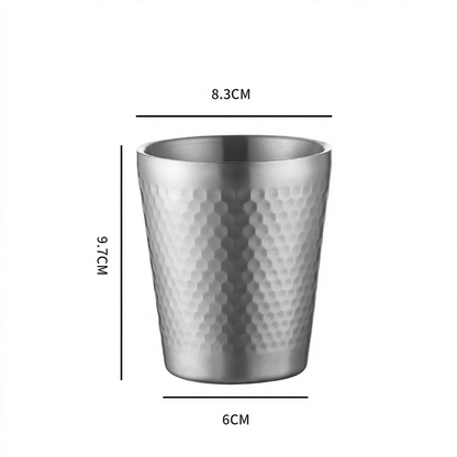 Doppelwandiger Edelstahlbecher, 175–260 ml