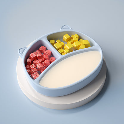 Kindergeschirr-Set aus Silikon, 6-teilig