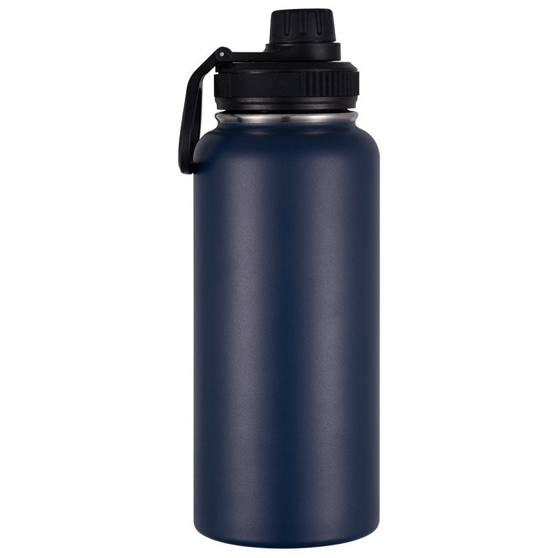 Isolierte Edelstahl-Trinkflasche mit Tragegriff