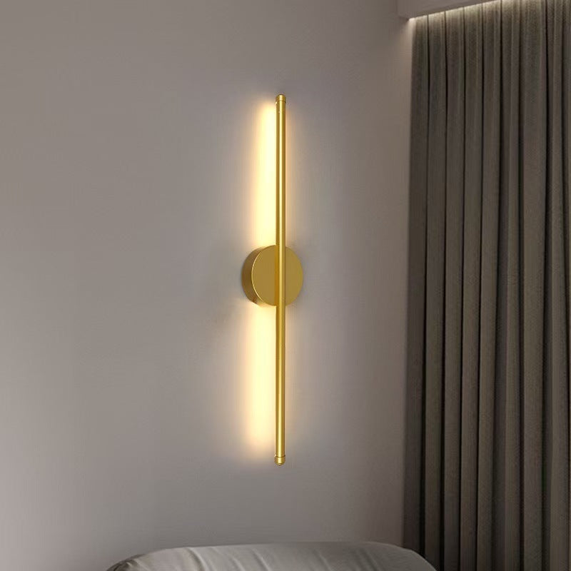 LED-Wandleuchte modern, Aluminium, Silikon