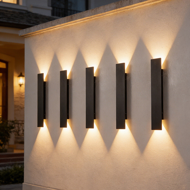 Außenwandleuchte IP65 LED Auf-Ab Aluminium