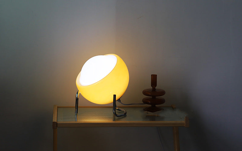 Brehn | RETRO GLAS TISCHLEUCHTE - AMBIENT NORDISCHES NACHTLICHT
