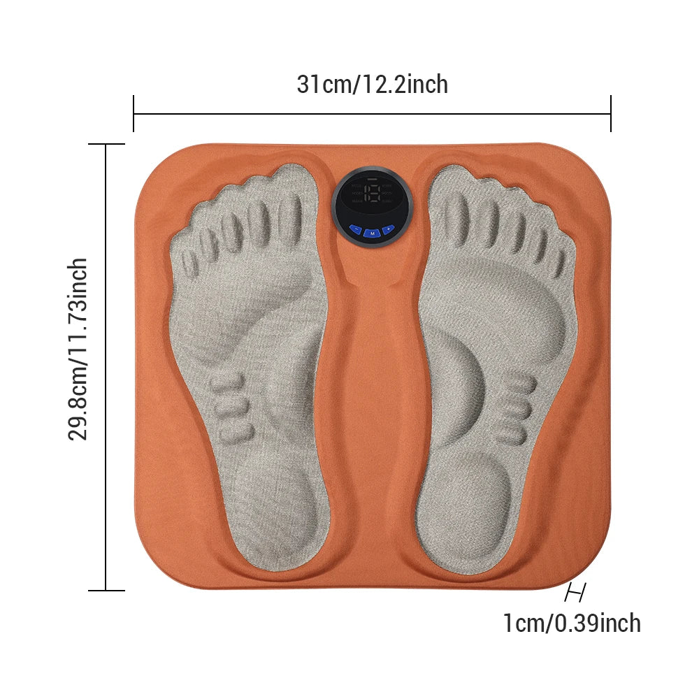 3D-Fußmassagepad | Schmerzlinderung für müde Füße in Sekunden – Bequem von zu Hause | Brehn