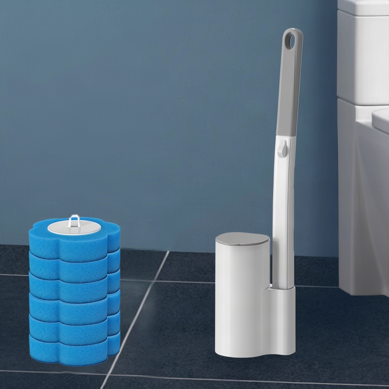 Einweg-Toilettenbürste mit Wechselköpfen