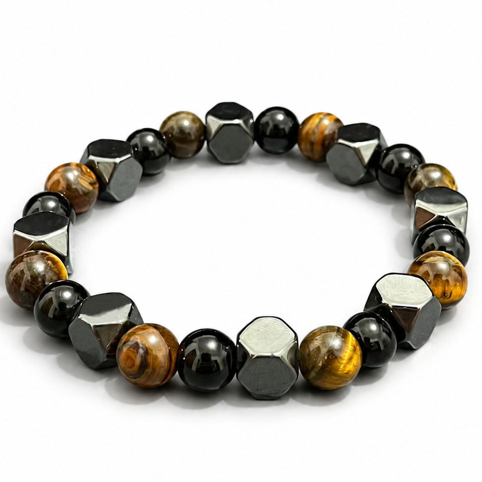 Armband aus Naturstein, 8 mm Perlen