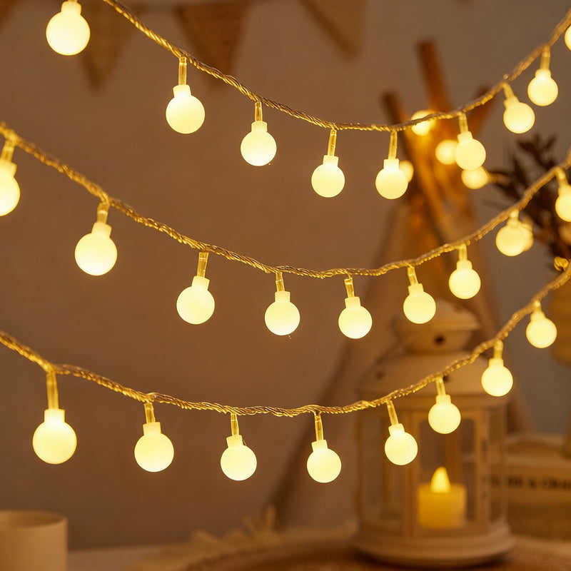 Solar-Lichterkette mit verschiedenen Motiven