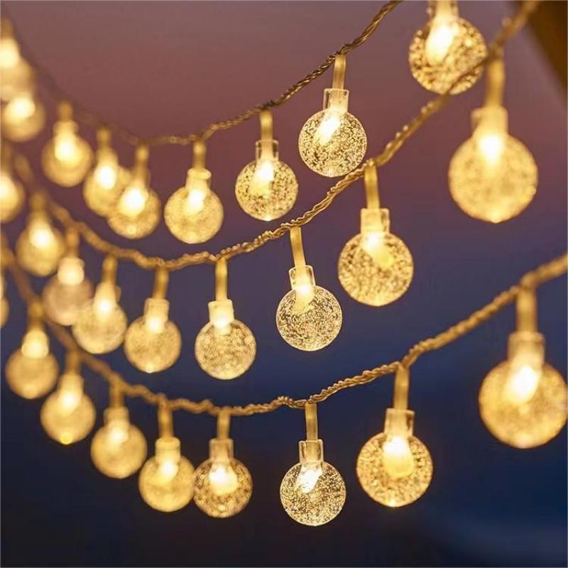 LED-Lichterkette mit Knopfzellenbatterie, 1–3 m
