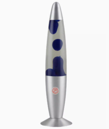 Lavalampe mit Aluminiumschirm, 40 cm