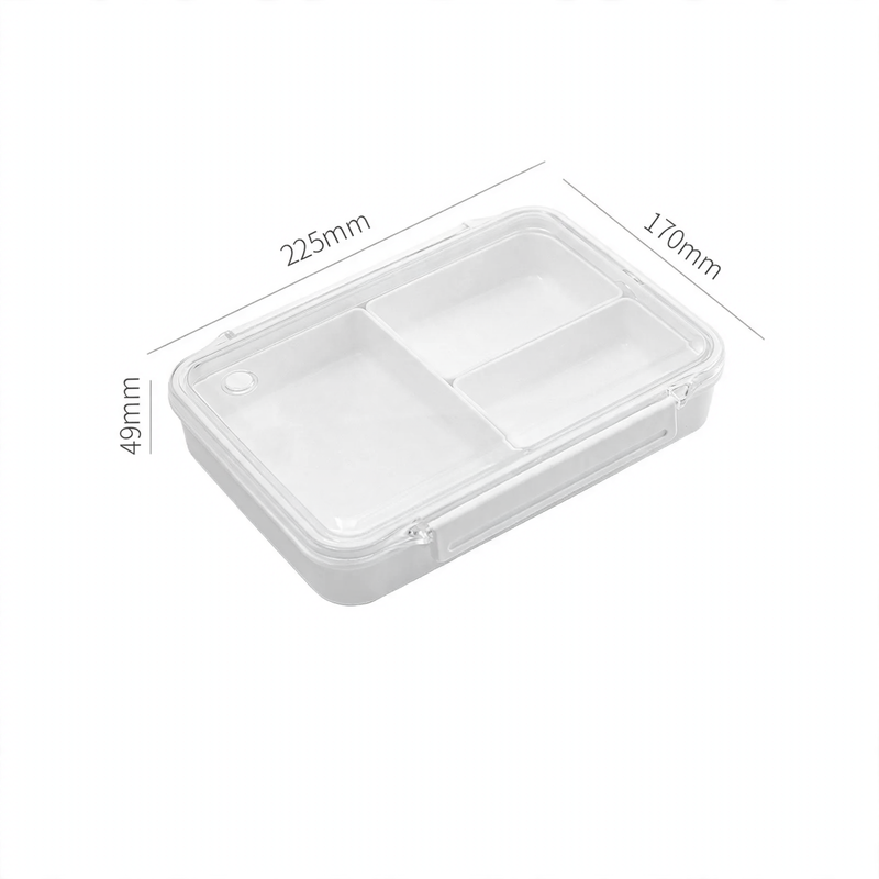 Bento-Box, Lebensmittelqualität, mit Fächern, mikrowellengeeignet