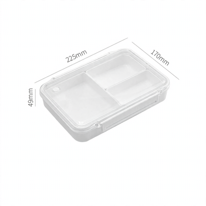 Bento-Box, Lebensmittelqualität, mit Fächern, mikrowellengeeignet