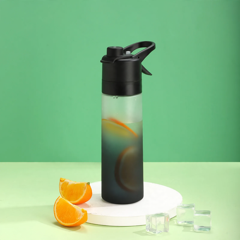 Sprühflasche mit Trinkhalm, 650 ml, Tritan