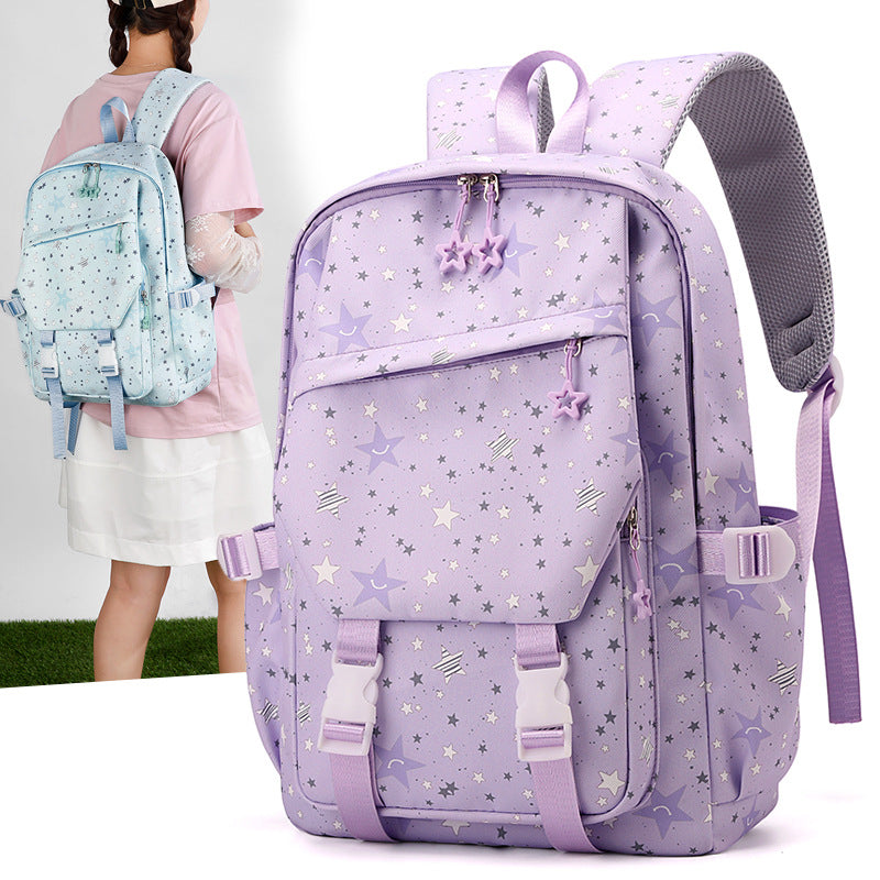 Großer Rucksack aus Polyester, atmungsaktiv