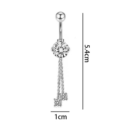 Titan-Piercingstab, flache Basis, Innengewinde