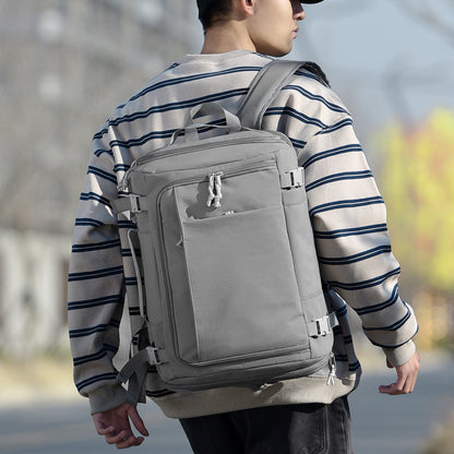 Nylon-Rucksack, 20–35 L, mit Schuhfach und Erweiterung