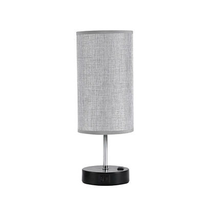 Tischleuchte USB, LED, dimmbar, Stoff